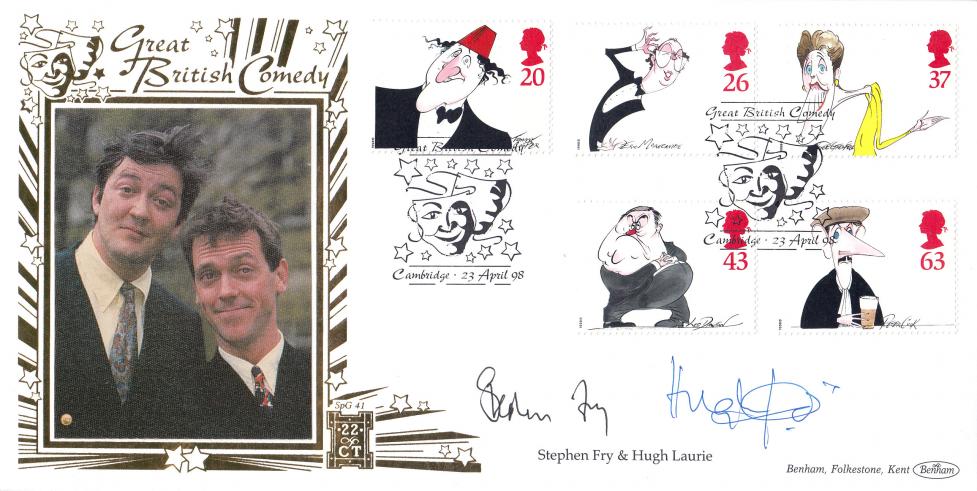 1998 (04) Comedians - Benham SPG 41 Official - Double Signed by Stephen Fry & Hugh Laurie