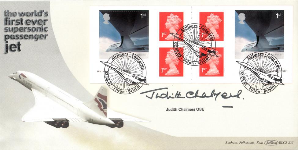2002 (05) Airliners (NVI Book) - Benham BLCS 227 Official - Signed by Judith Chalmers