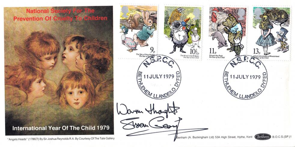 1979 (07) Year Of The Child - Benham BOCS (NSPCC) Official - Signed by Susan George