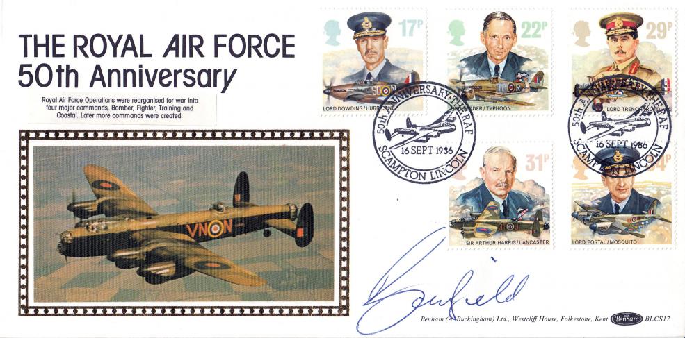 1986 (09) Royal Air Force - Benham BLCS 17 (Scampton) Official - Signed by Squadron Leader A.F. Banfield