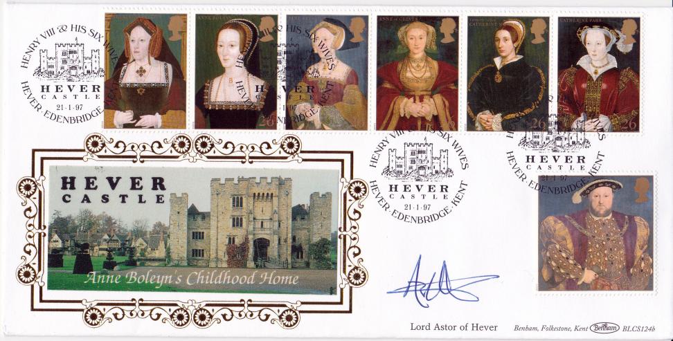 1997 (01) Tudors - Benham BLCS 124 Official - Signed by Lord Astor