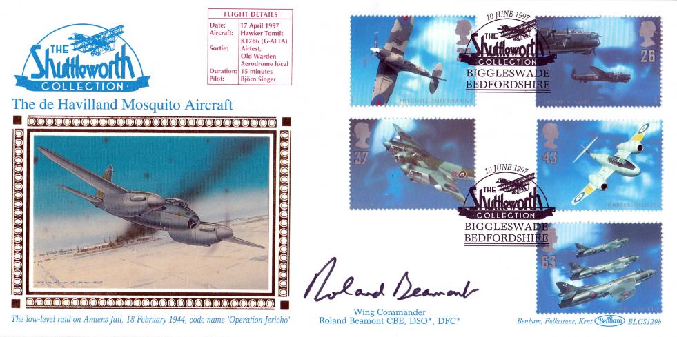 1997 (06) Architects Of The Air - Benham BLCS 129 (Shuttleworth Collection) Official - Signed by the late Wing Commander Roland Beaumont
