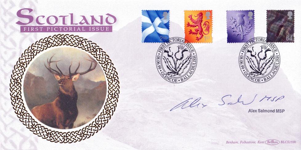 1999 (06) Scottish Pictorial Regionals - Benham BLCS 159 Official - Signed by Alex Salmond