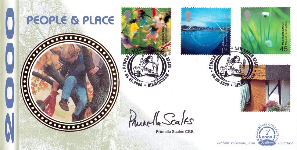 2000 (06) People & Place - Benham BLCS 185 Official - Signed by Prunella Scales