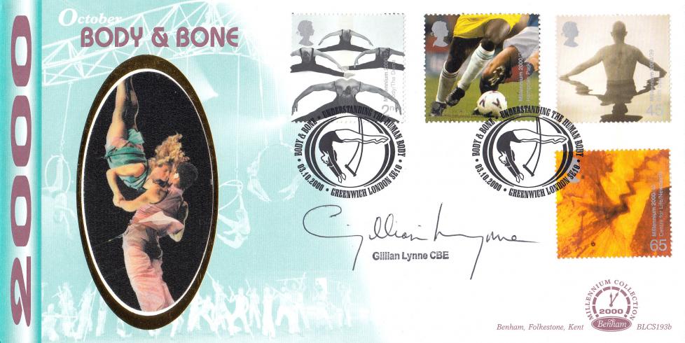 2000 (10) Body & Bone - Benham BLCS 193 Official - Signed by Gillian Lynne