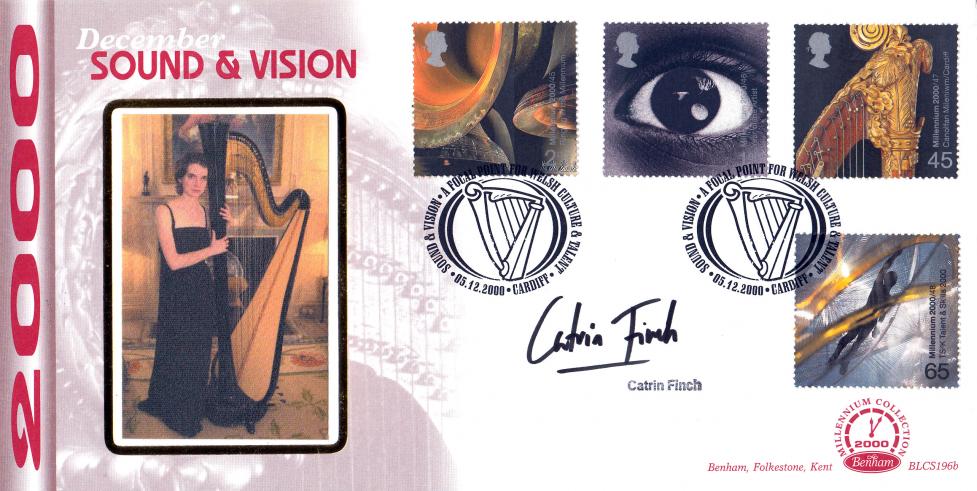 2000 (12) Sound & Vision - Benham BLCS 196 Official - Signed by Catrin Finch