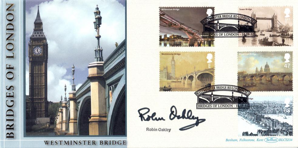 2002 (09) London Bridges - Benham BLCS 235 Official - Signed by Robin Oakley