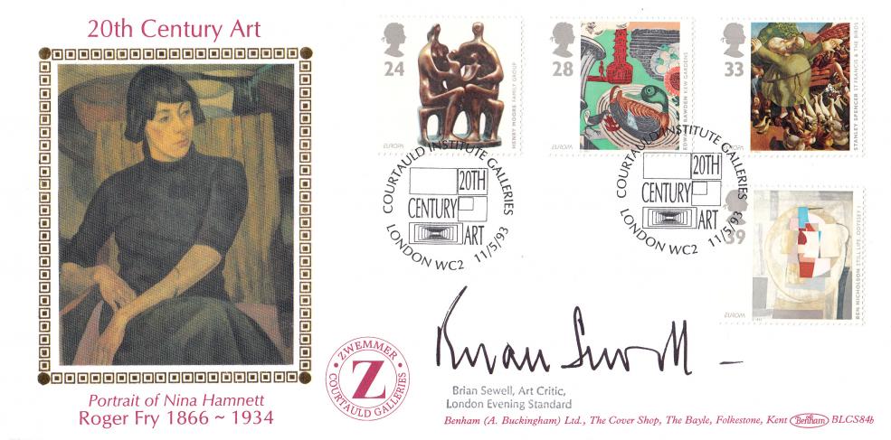 1993 (05) Art - Benham BLCS 84 Official - Signed by the late Brian Sewell