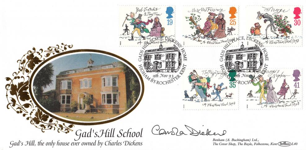 1993 (11) Christmas - Benham L40 Official - Signed by Cedrick Charles Dickens