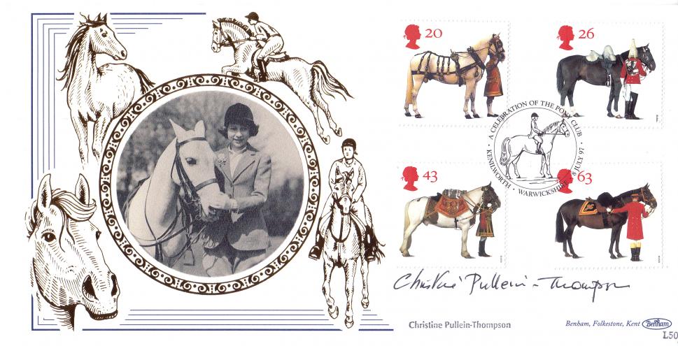 1997 (07) Queen's Horses - Benham L50 Official - Signed by the late Christine Pullein-Thompson
