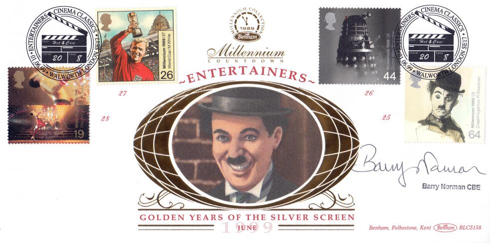 1999 (06) Entertainers - Benham BLCS 158 Official - Signed by the late Barry Norman