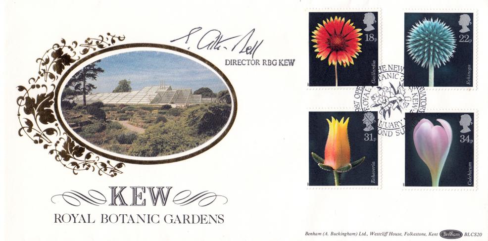 1987 (01) Flowers - Benham BLCS 20 Official - Signed by Arthur Bell