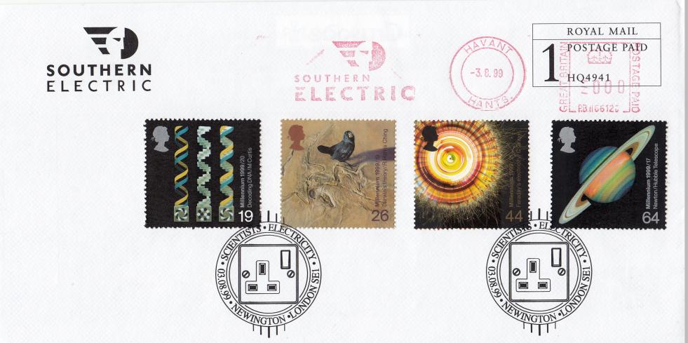 1999 (08) Scientists - Southern Electric Cover - Southern Electric Meter Mark + Newington H/S