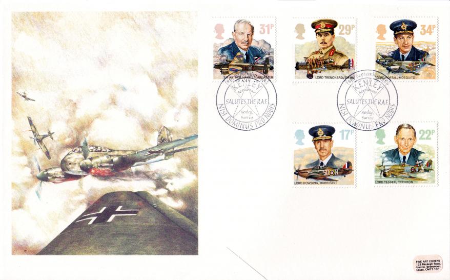 1986 (09) Royal Air Force - Fine Arts Official (WITHOUT Blue Text)