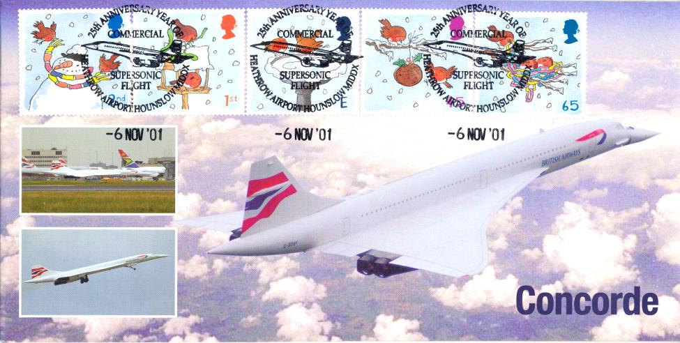 2001 (11) Christmas - Cambridge 'Concorde In Flight' Official