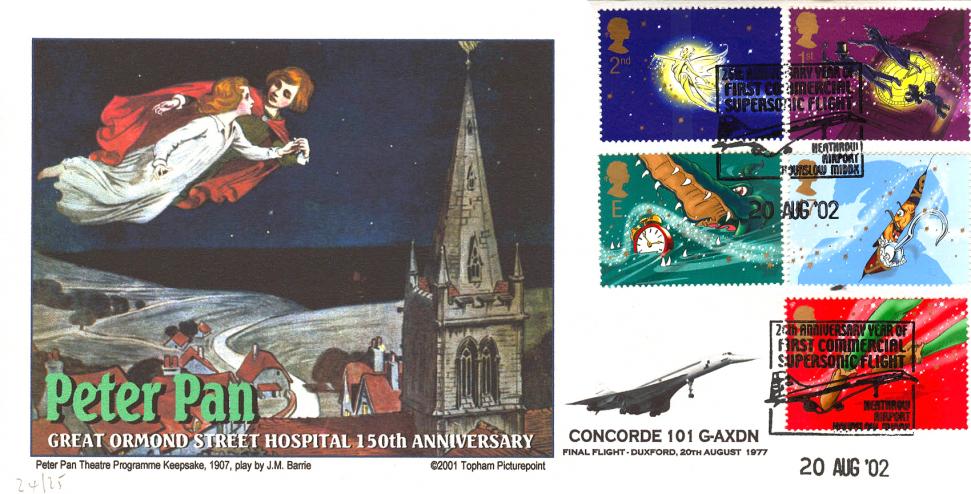2002 (08) Peter Pan - Cambridge 'Peter Pan Theatre Programme' (Concorde Plane) Official