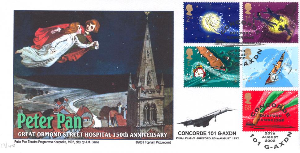 2002 (08) Peter Pan - Cambridge 'Peter Pan Theatre Programme' (Concorde, Duxford) Official