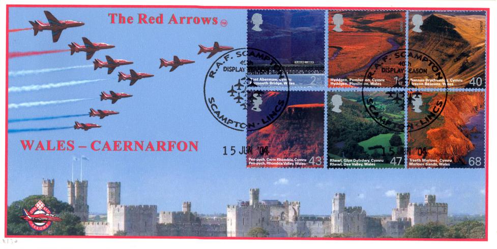 2004 (06) Wales - Cambridge 'Red Arrows Over Caernarfon' Official