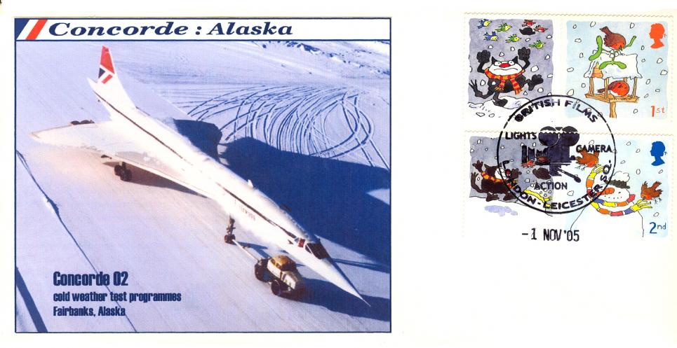 2005 (11) Christmas (Generic Labels) - Cambridge 'Concorde at Alaska' Official