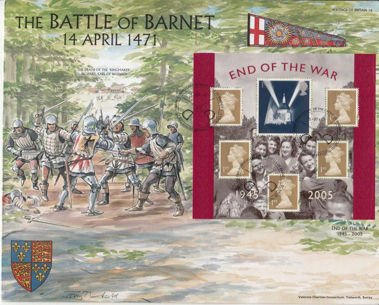 2005 (07) End Of WWII M/S - Heritage of Britain Official (Unsigned)