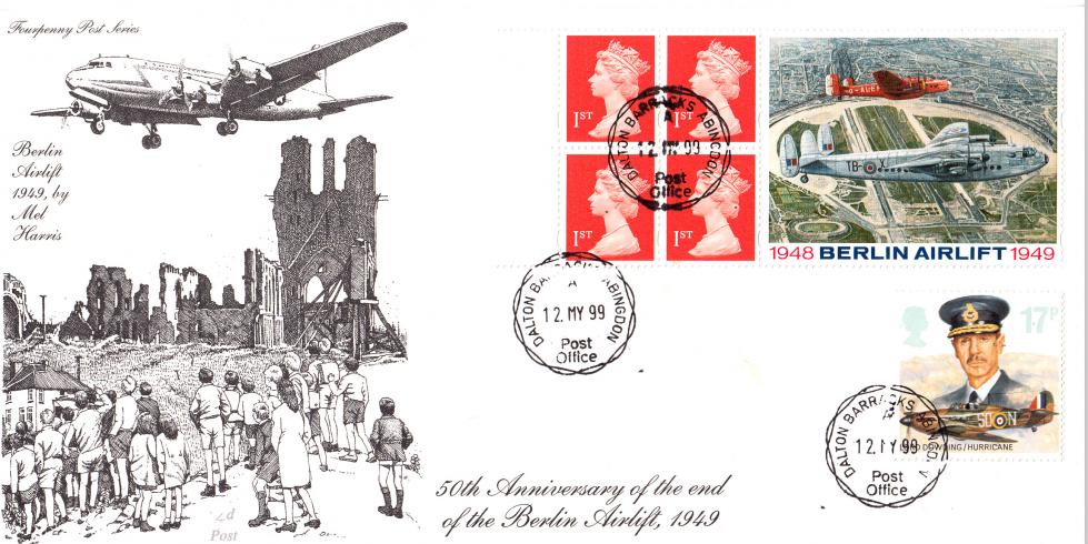 1999 (05) Berlin Airlift Label - 4d Post - Dalton Barracks CDS
