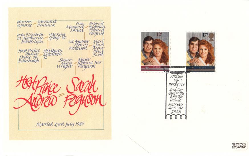 1986 (07) Wedding - Fine Arts 'Debretts' Official