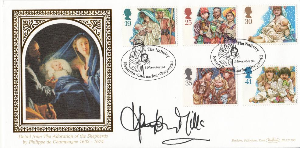 1994 (11) Christmas - Benham BLCS 100 Official - Signed by Hayley Mills