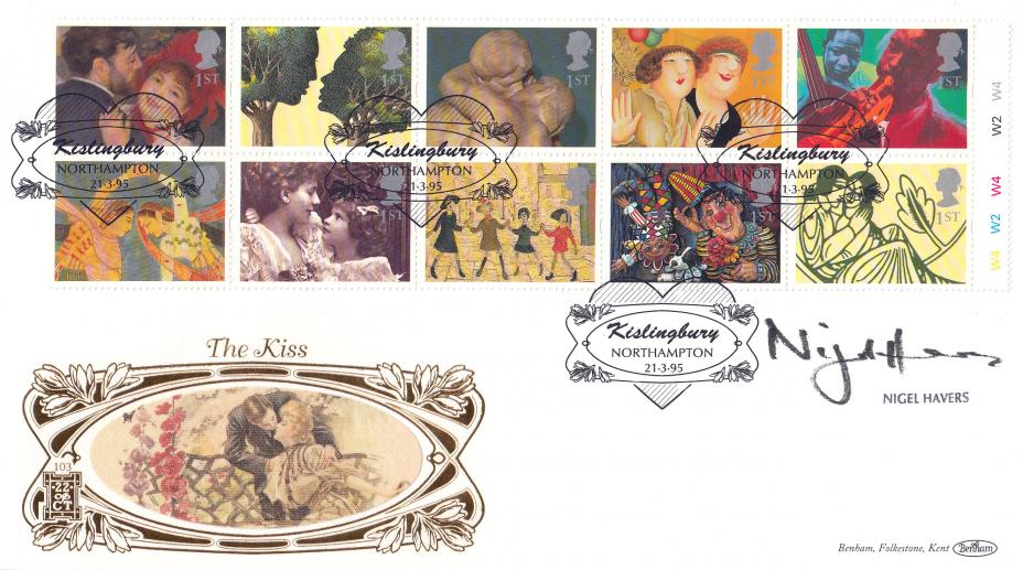 1995 (03) Greetings - Benham Gold (500) Official - Signed by Nigel Havers