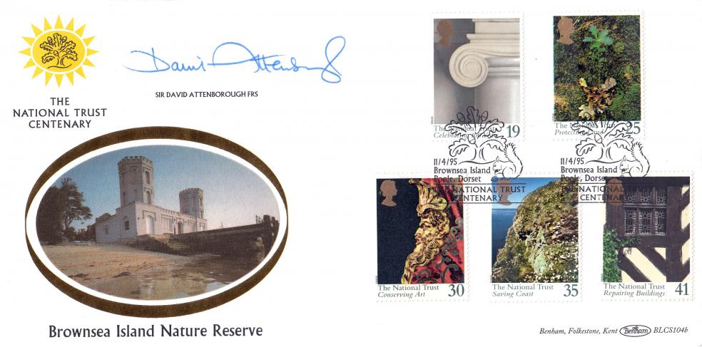 1995 (04) National Trust - Benham BLCS 104 Brownsea Island Official - Signed by David Attenborough
