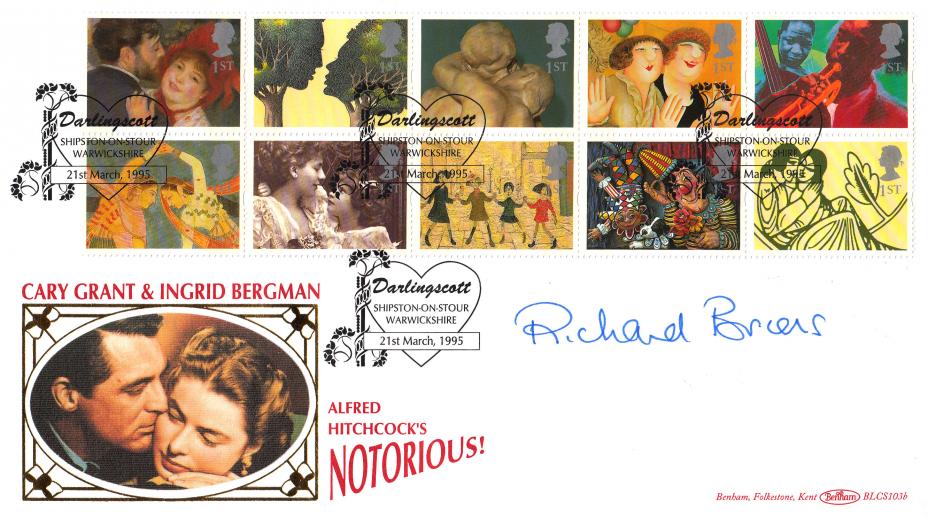 1995 (03) Greetings - Benham BLCS 103 Darlingscott Official - Signed by the late Richard Briers