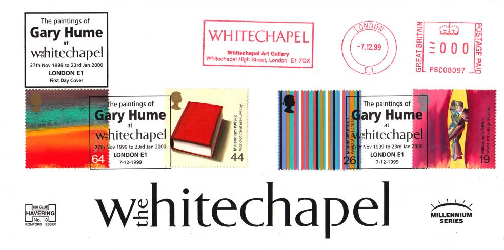 1999 (12) Artists - Havering 'Gary Hulme' Official + Whitechapel Art Gallery Meter Mark