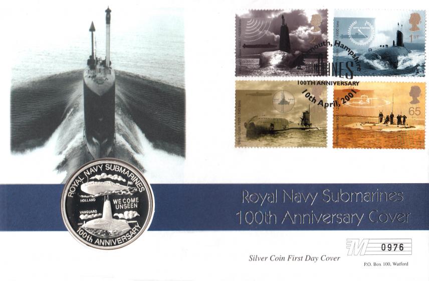 2001 (04) Submarines - Westminster 'Silver Coin' Official
