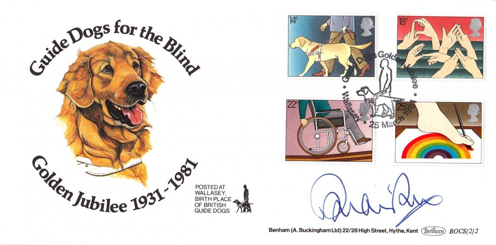 1981 (03) Disabled - Benham BOCS (2) 2 Official - Signed by the late Brian Rix