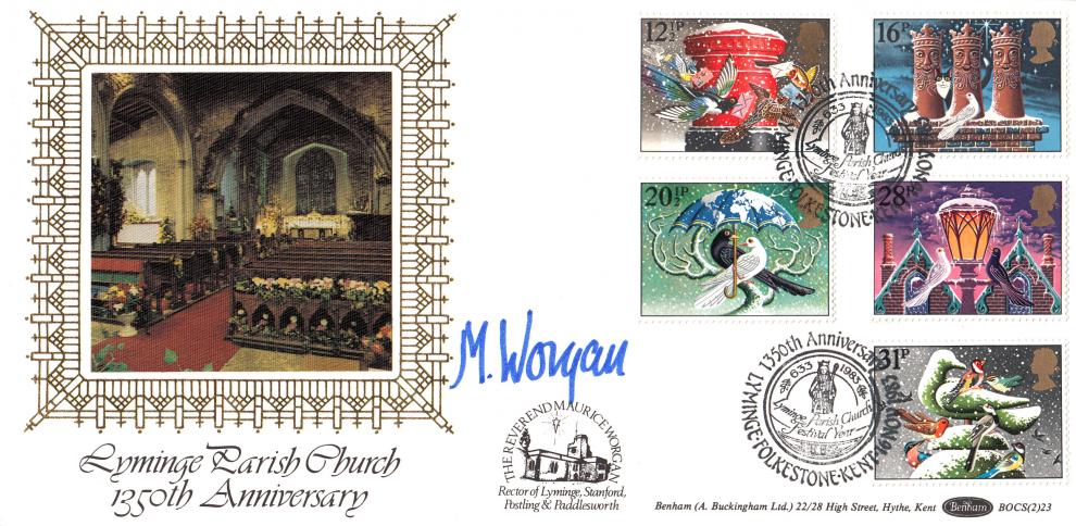 1983 (11) Christmas - Benham BOCS (2) 23 Official - Signed by Maurice Worgan