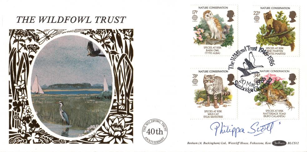 1986 (05) Nature - Benham BLCS 12 Official - Signed by Philippa Scott