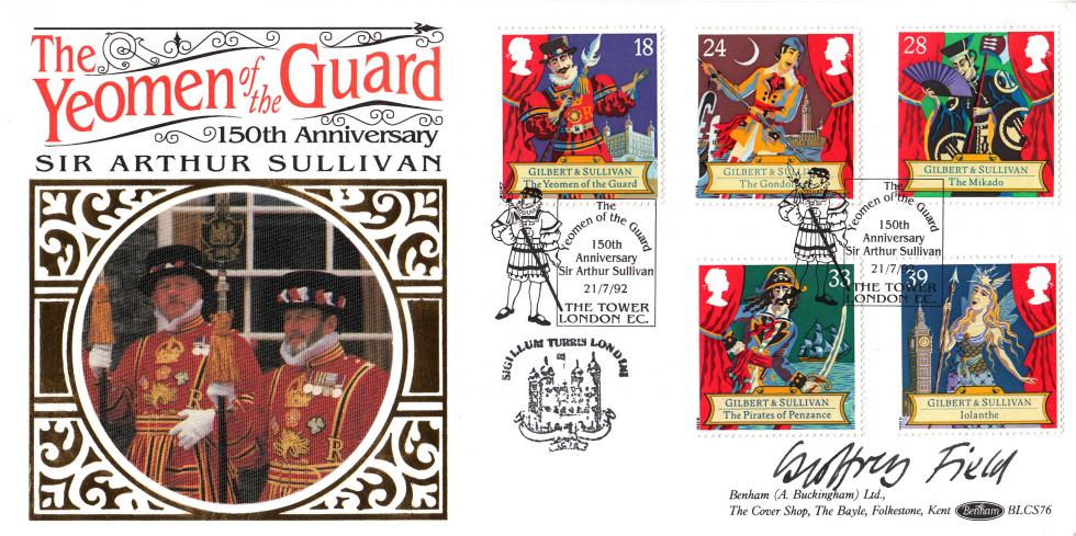 1992 (07) Gilbert & Sullivan - Benham BLCS 76 Official - Signed by Geoffrey Field