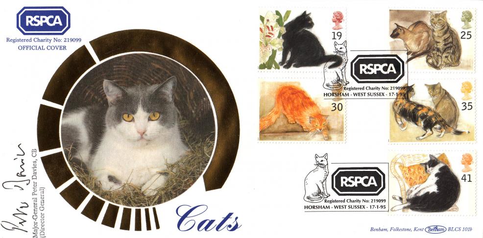 1995 (01) Cats - Benham BLCS 101 Official - Signed by Major-General Peter Davies