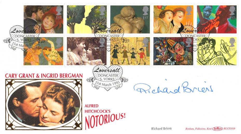 1995 (03) Greetings - Benham BLCS 103 Loversall Official - Signed by the late Richard Briers
