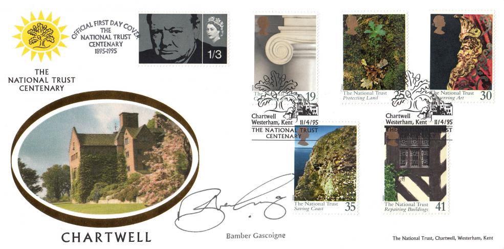 1995 (04) National Trust - Benham Chartwell Official - Signed by the late Bamber Gascoigne