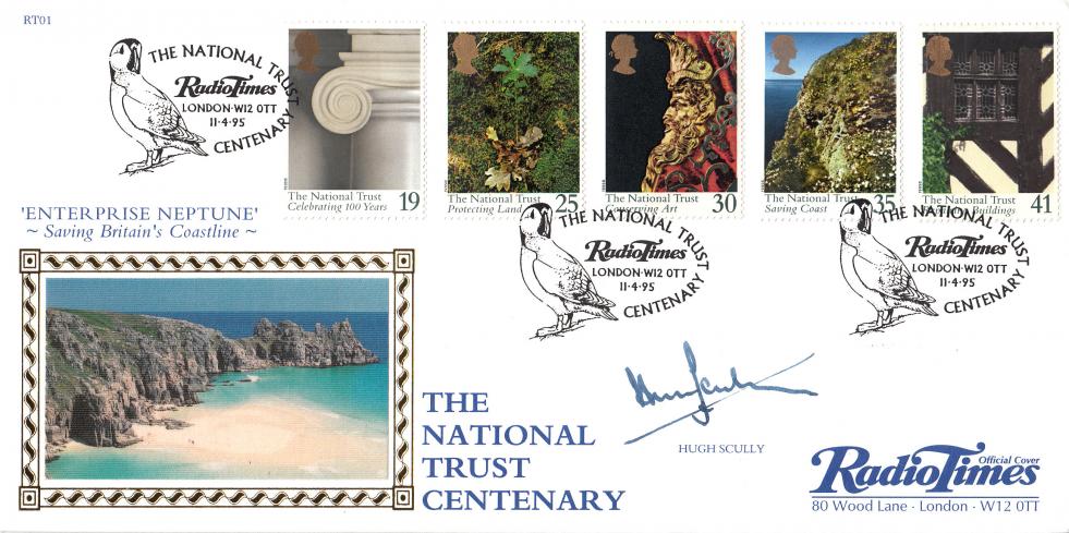 1995 (04) National Trust - Benham Radio Times Official - Signed by the late Hugh Scully
