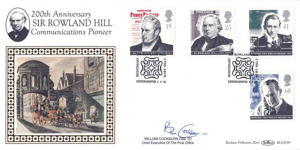 1995 (09) Communications - Benham BLCS 109 Official - Signed by William Cockburn