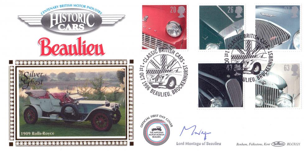 1996 (10) Classic Cars - Benham BLCS 121 Official - Signed by the late (3rd Baron) Lord Montagu of Beaulieu