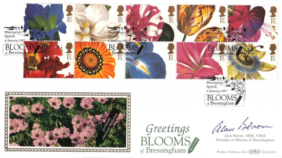1997 (01) Flowers - Benham BLCS 123 (Bressingham) Official - Signed by Alan Bloom
