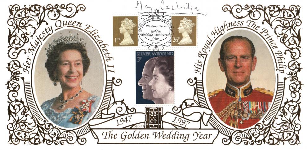 1997 (04) Golden Definitives - Benham SPG 33 Official - Signed by Lady Mary Cambridge