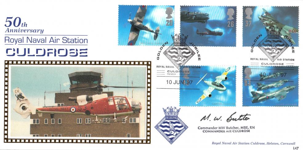 1997 (06) Architects Of The Air - Benham L47 RNAS Culdrose Official - Signed by Commander M W Butcher