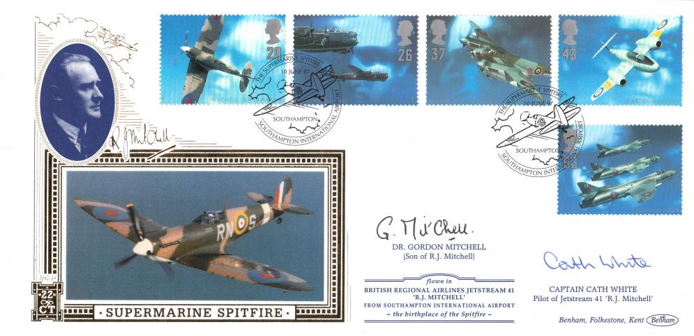 1997 (06) Architects Of The Air - Benham SPG 34 Official - Signed the late Dr Gordon Mitchell & Captain Cath White