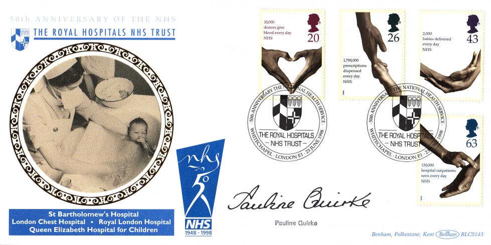 1998 (06) National Health Service - Benham BLCS 143 Official - Signed by Pauline Quirke