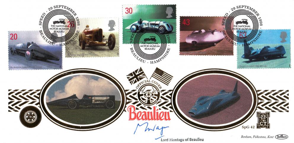 1998 (09) Speed - Benham SPG 42 Official - Signed by the late Lord Montagu of Beaulieu