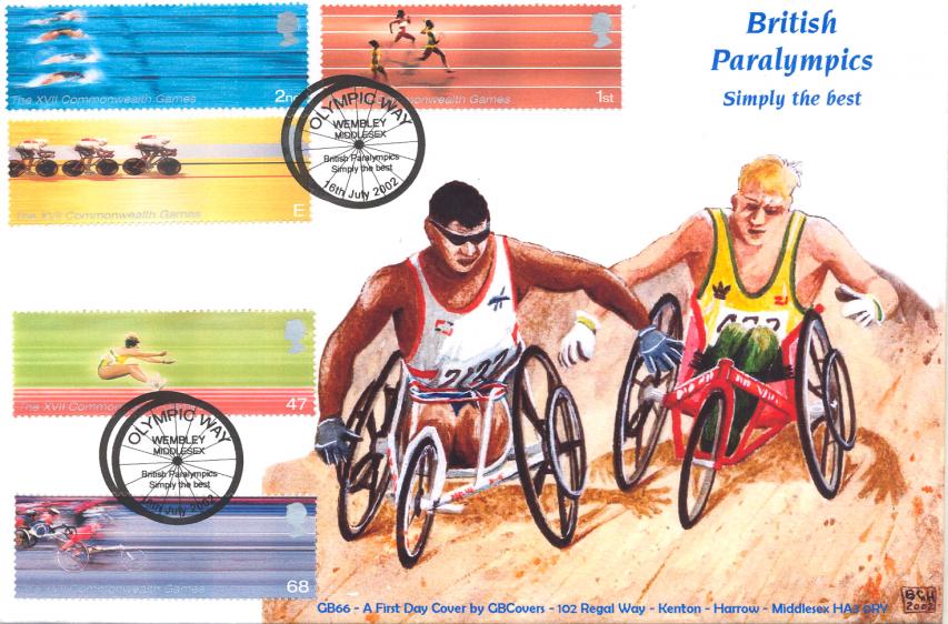 2002 (07) Commonwealth Games - GB Covers Official