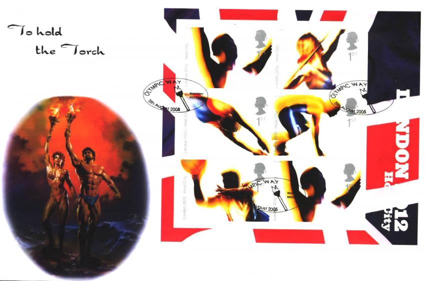 2005 (08) London Host City M/S - GB Covers Official